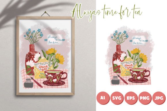 Always Time for Tea Clipart: Graphics & Crafts Review