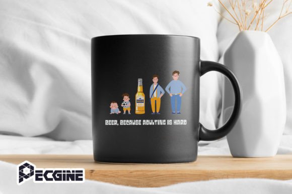 Beer, Because Adulting is Hard: Graphics for Crafts Brands