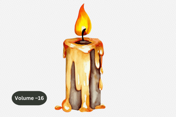 Candle Halloween Vibes Clipart PNG: Graphics & Illustrations for Real Crafting