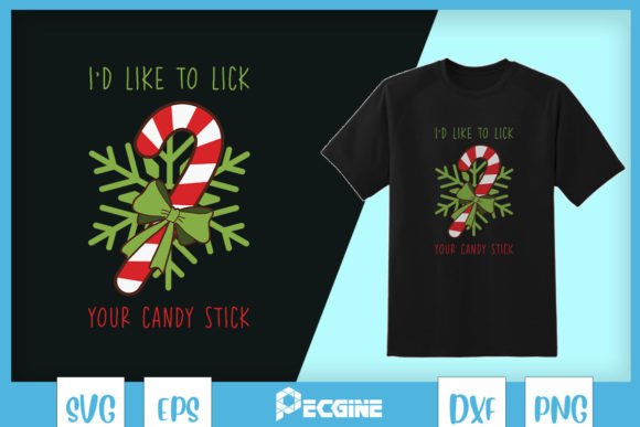 Christmas Candycane Funny Christmas Puns Graphics for Crafts