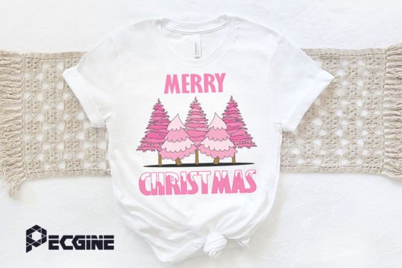 Christmas Vibes Pink Santa: Graphics for Crafts & Content