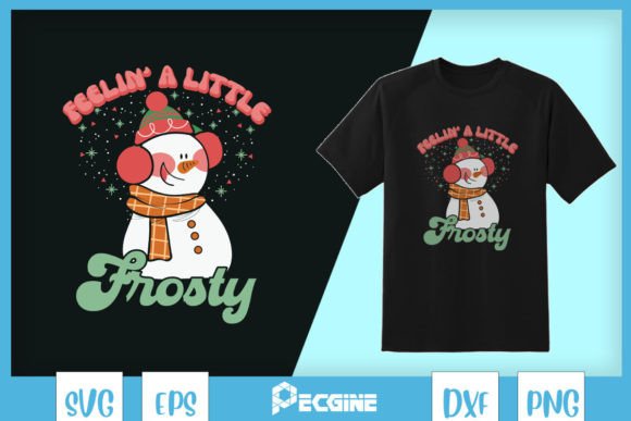 Feelin a Little Frosty Retro Snowman: Graphics & Crafts Review