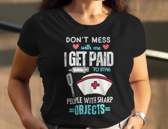 Funny Nurse PNG Graphics for T-Shirt Designs