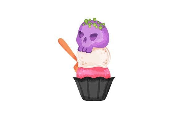 Halloween Ice Cream Cup Crafts
