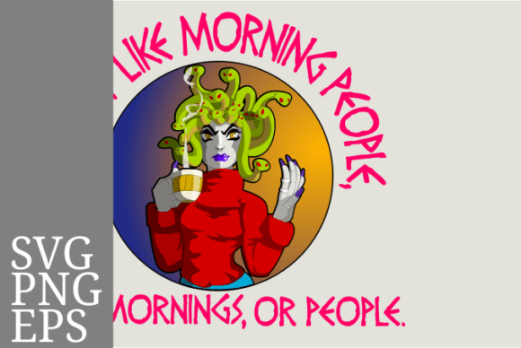 I_Don't_Like_Mornings Graphics & T-Shirt Designs