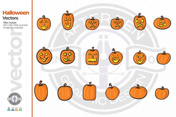 Jack-O-Lanterns Graphics for Crafts
