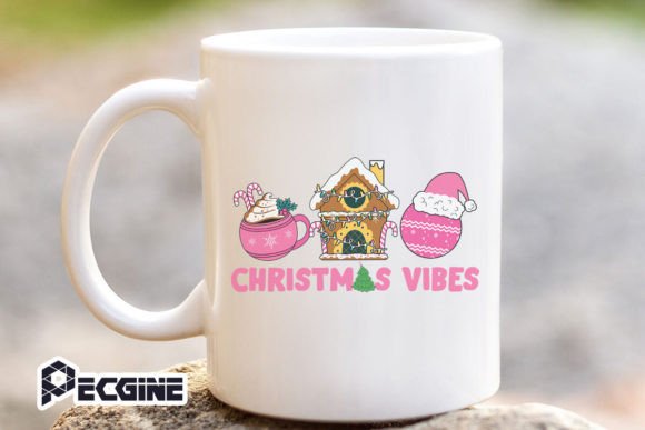 Oh Christmas Tree Pink Christmas Graphics for Crafts