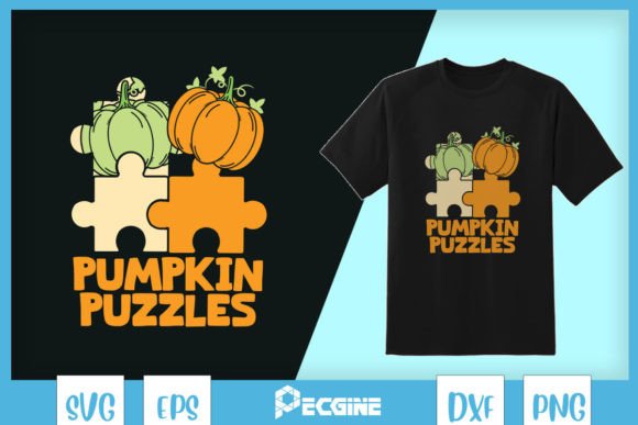 Pumpkin Puzzles: Craft Graphics for Seasonal Handmade Products