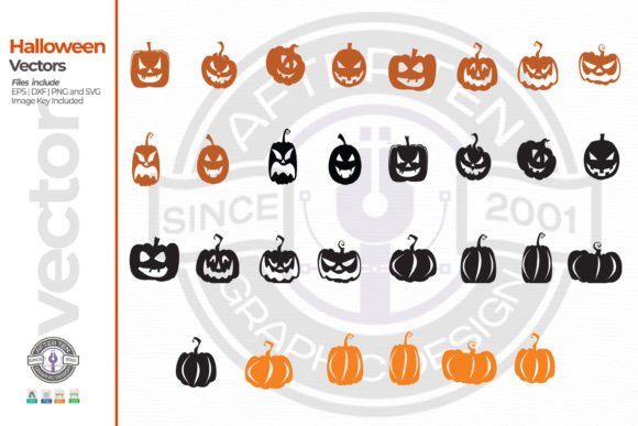 Pumpkins Graphics for Crafts