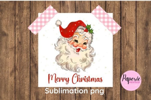 Vintage Santa Sublimation: Crafts & Graphics for Seasonal Branding