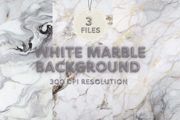 White Marble Texture Digital Papers: Graphics & Backgrounds